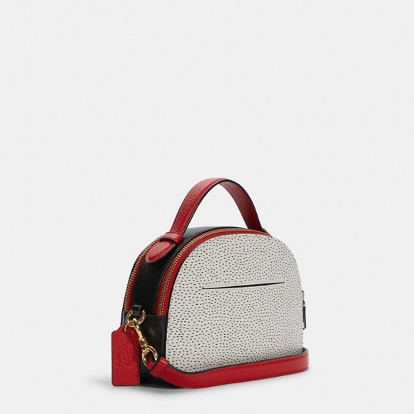 Coach C6977 Disney Mickey Mouse X Keith Haring Serena Satchel MSRP $378 - Picture 4 of 11